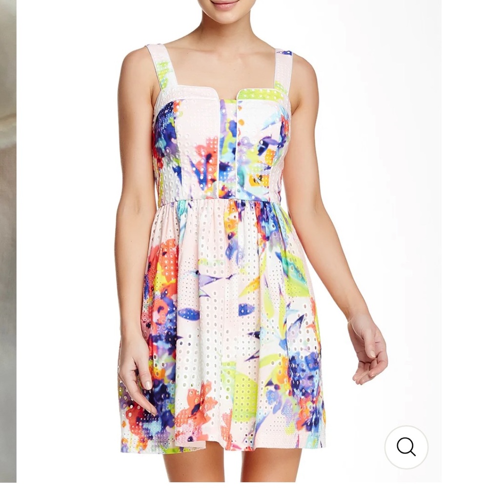 Colorful Trina Turk dress size 8
